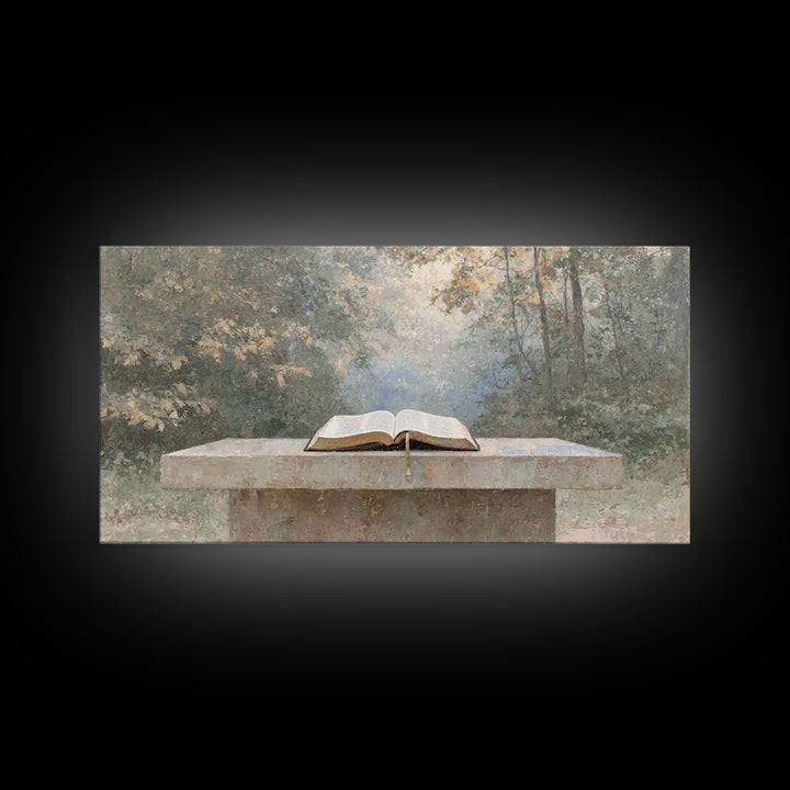 Garden of Grace - Framed Canvas Print - Christian Wall Art - Christian Art Canvas - Christian Painting - Large Christian Art - Christian Gi