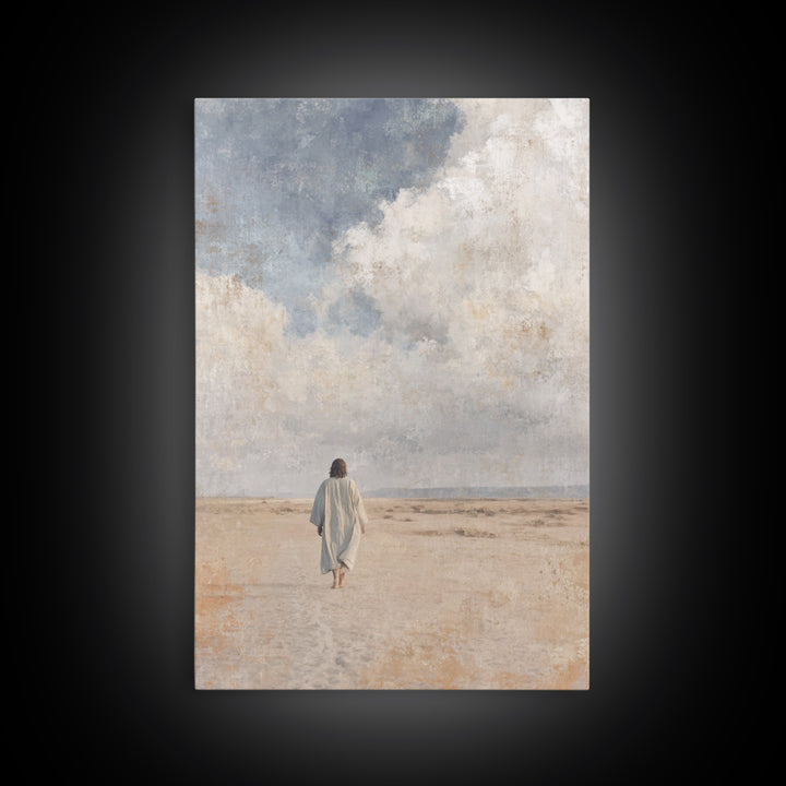 Boundless Grace, Framed Canvas Print, Christian Wall Art, Christian Art Canvas, Jesus Painting, Modern Christian Art, Christian Gift Ideas