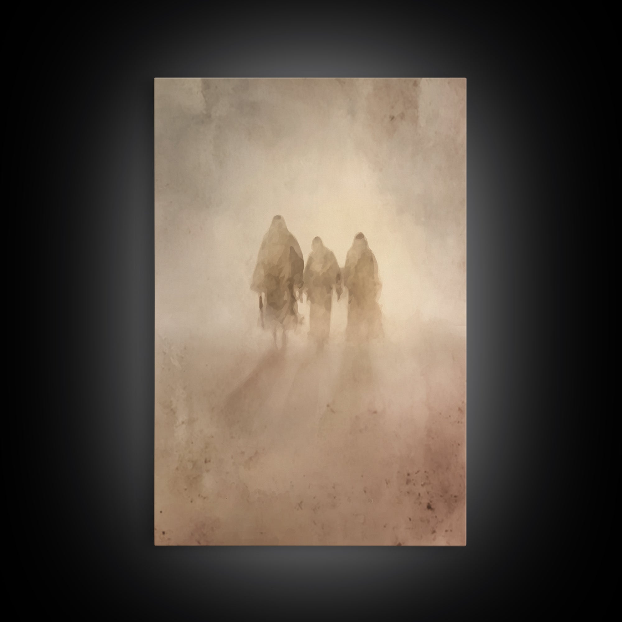 Wilderness Companions – Framed Canvas Print – Christian Art Canvas – Christian Wall Art – Jesus Painting – Subtle Christian Paintings – Chr
