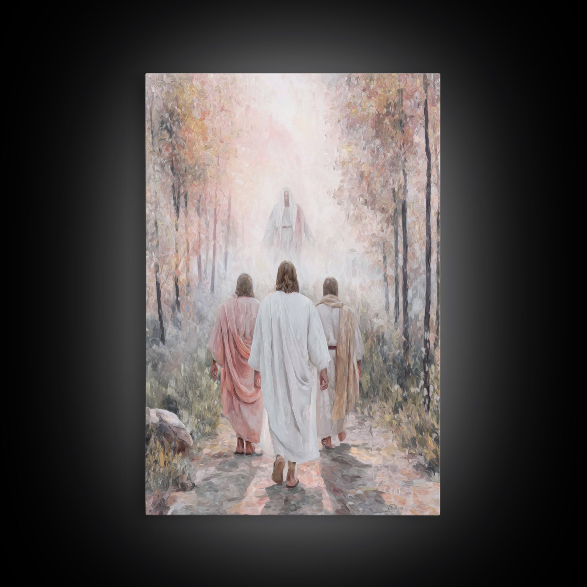 Forest Revelation, Framed Canvas Print, Christian Art Canvas, Christian Wall Art, Christian Paintings, Christian Art Work, Christian Gift I