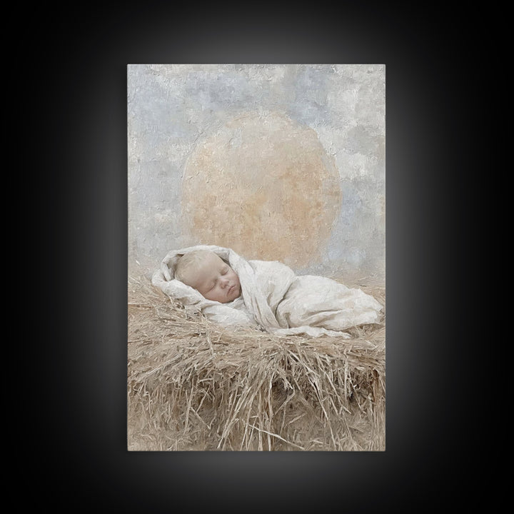 Holy Dawn Light – Framed Canvas Print – Christian Art – Jesus Painting – Christian Wall Art – Christian Art Canvas – Christian Decor