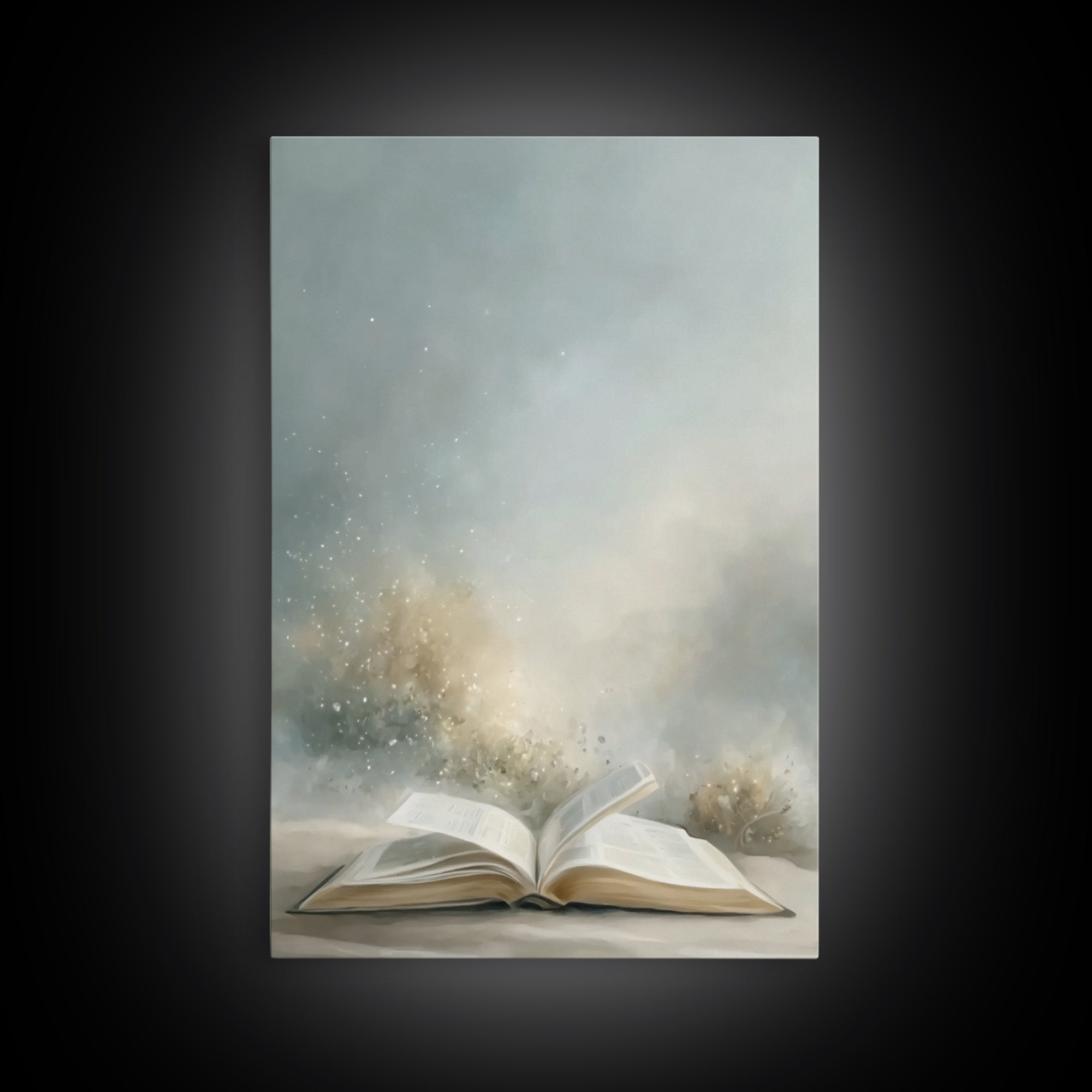 Dawn Of Revelation – Framed Canvas Print – Christian Art Canvas – Christian Wall Art – Jesus Painting – Christian Christmas Art – Christian