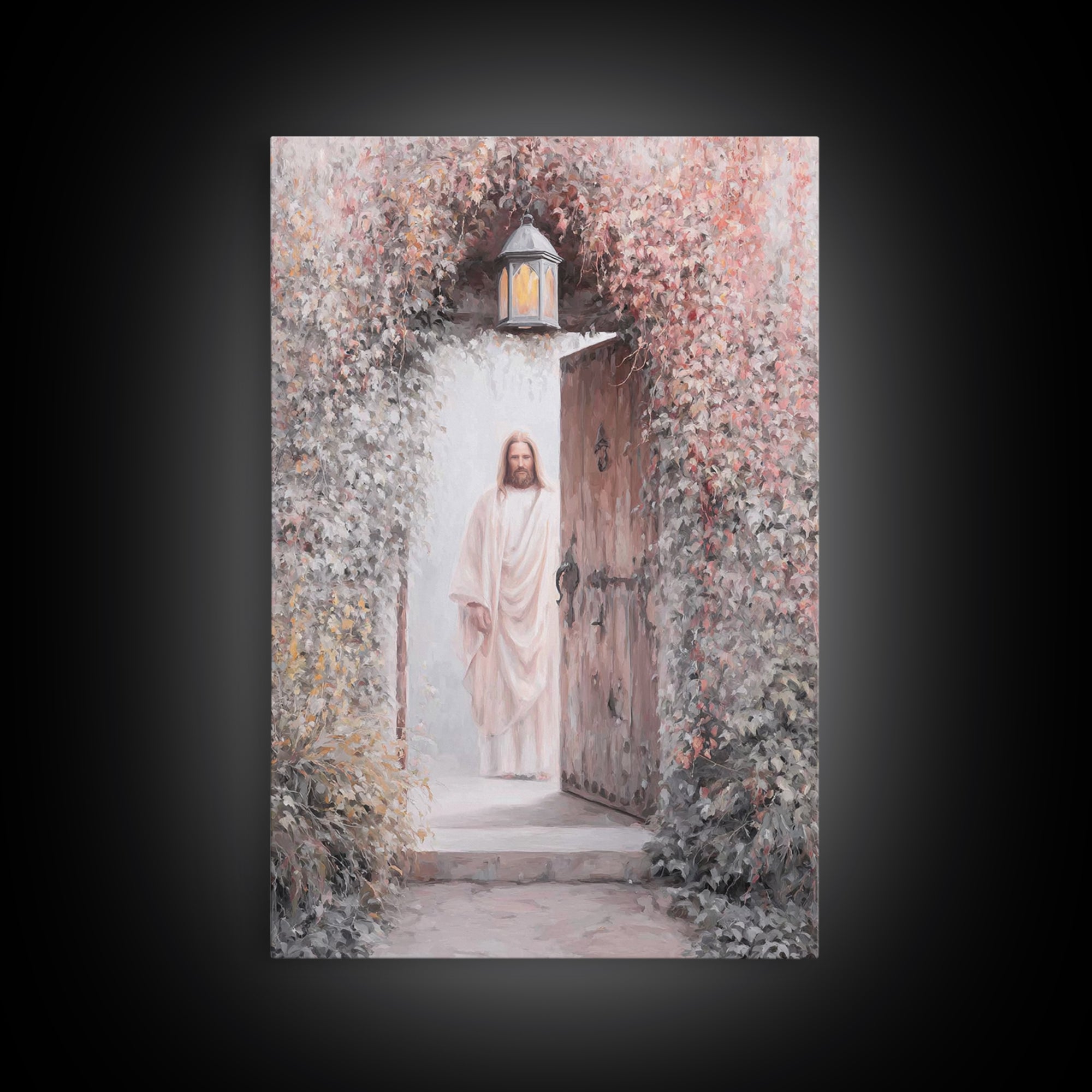 Open Door Hope | Framed Canvas Print | Christian Wall Art | Jesus Art Print | Christian Decor For Home | Christian Art Canvas | Christian G