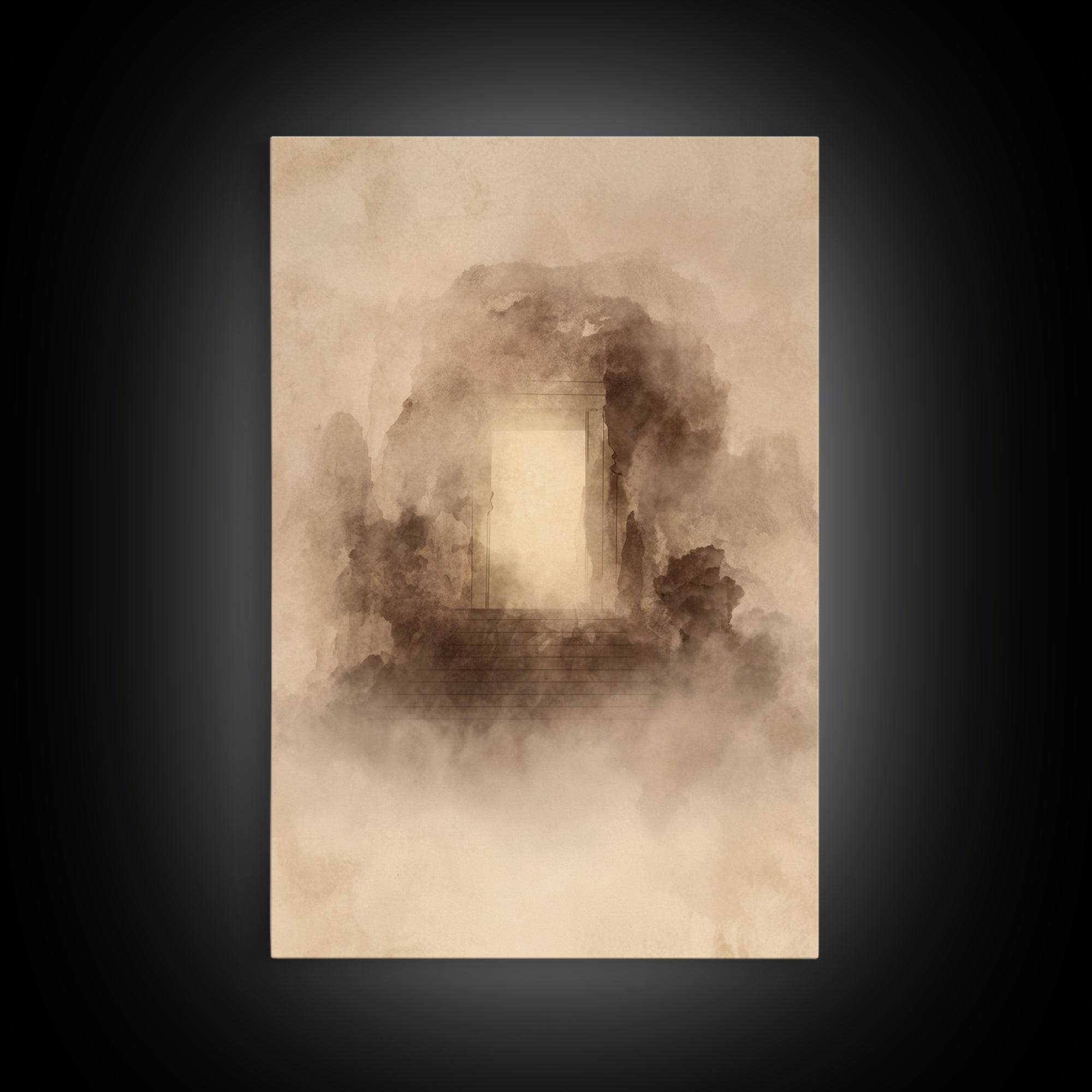 Holy Dawn | Framed Canvas Print | Christian Wall Art | Jesus Painting | Christian Art | Christian Canvas | Christian Decoration