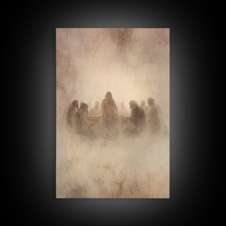 Transfigured Radiance, Framed Canvas Print, Christian Art Canvas, Christian Wall Art, Jesus Painting, Christian Art, Christian Decor, Moody