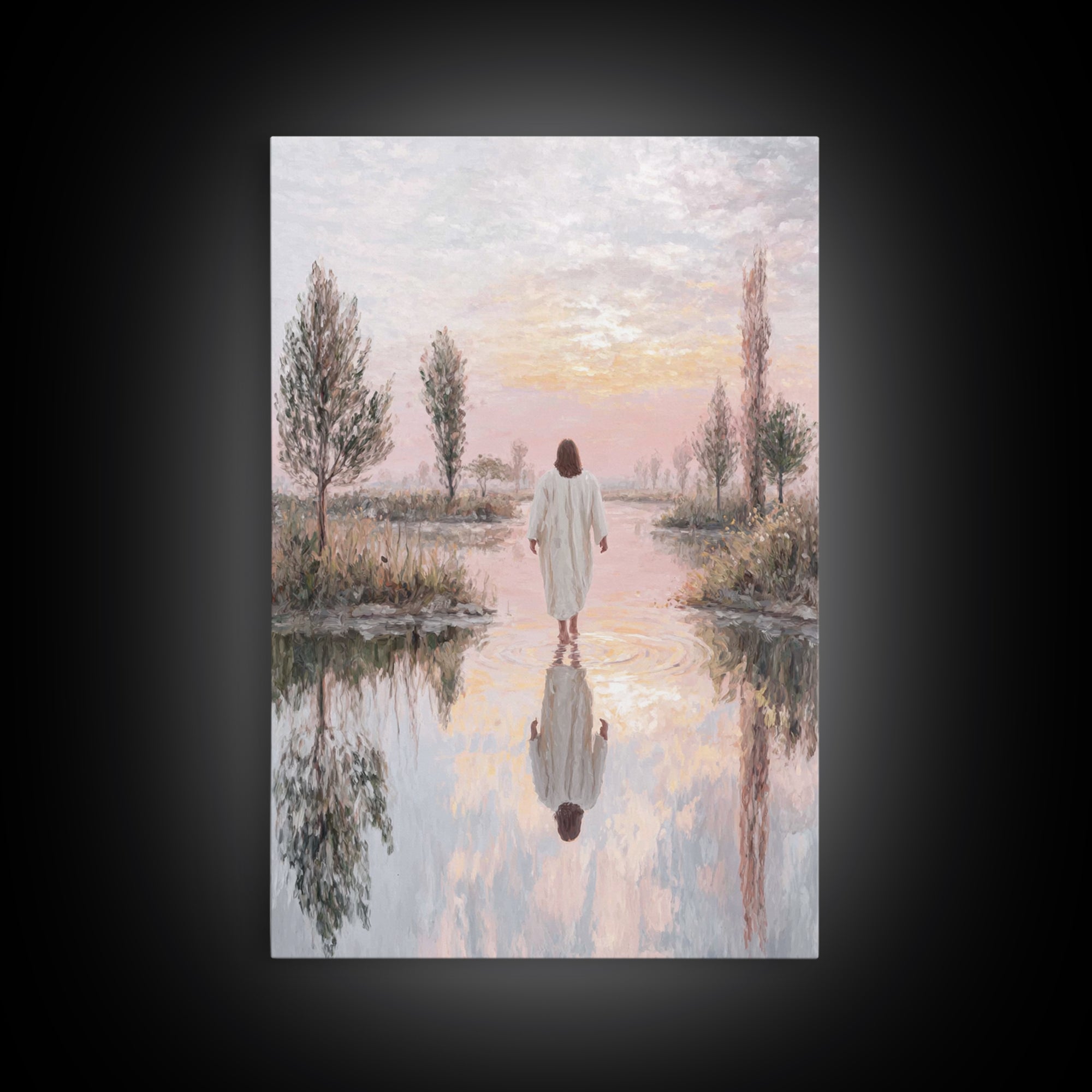 Path Of Renewal – Framed Canvas Print – Christian Wall Art – Jesus Art Print – Christian Art Canvas – Modern Christian Art – Christian Gift