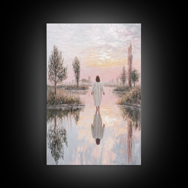 Path Of Renewal – Framed Canvas Print – Christian Wall Art – Jesus Art Print – Christian Art Canvas – Modern Christian Art – Christian Gift
