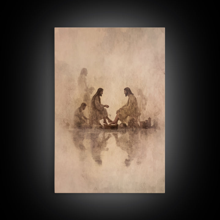 Wellspring Of Mercy, Framed Canvas Print, Christian Wall Art, Jesus Painting Canvas, Christian Art Canvas, Christian Decor For Home, Modern
