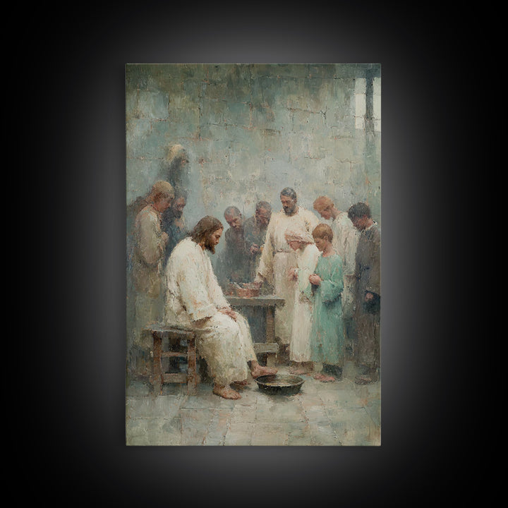 Redeeming Dawn Glow | Framed Canvas Print | Christian Wall Art | Jesus Painting | Christian Art Canvas | Christian Decorations | Unique Chr
