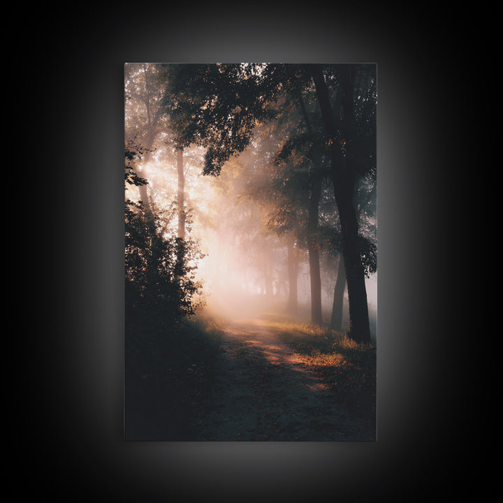 Morning Mercy Light, Framed Canvas Print, Christian Wall Art, Christian Art Canvas, Moody Christian Art, Christian Gift Ideas