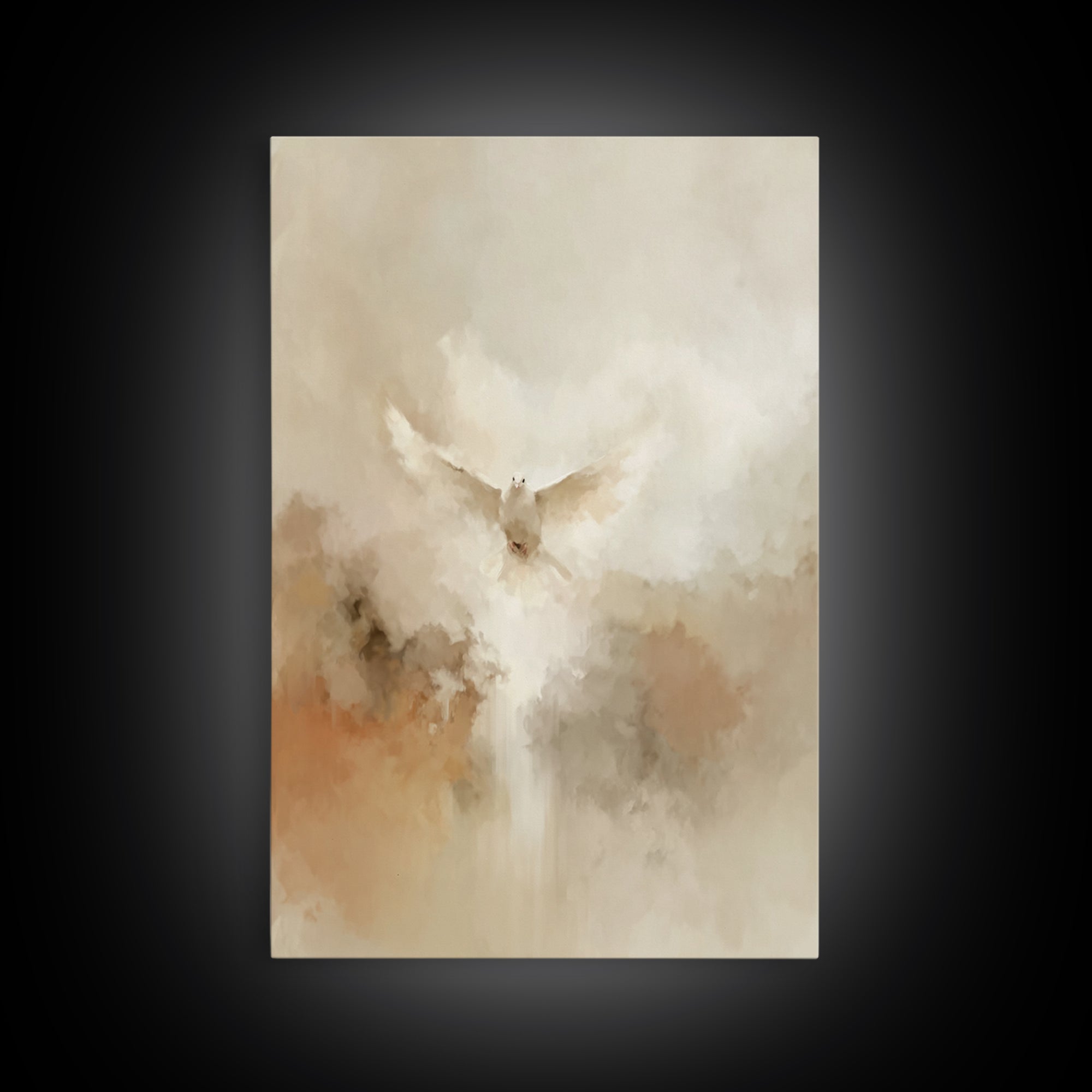Spirit Of Dawn | Framed Canvas Print | Christian Wall Art | Subtle Christian Art | Christian Art Canvas | Christian Gift Ideas | Modern Chr