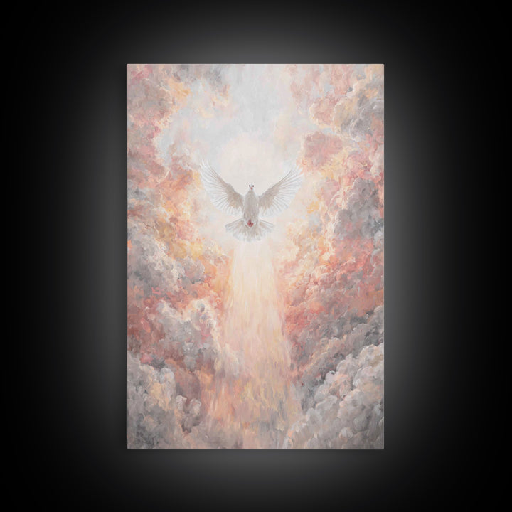 Ascension Glory | Framed Canvas Print | Christian Art Canvas | Christian Wall Art | Christian Christmas Art | Large Christian Art | Christi