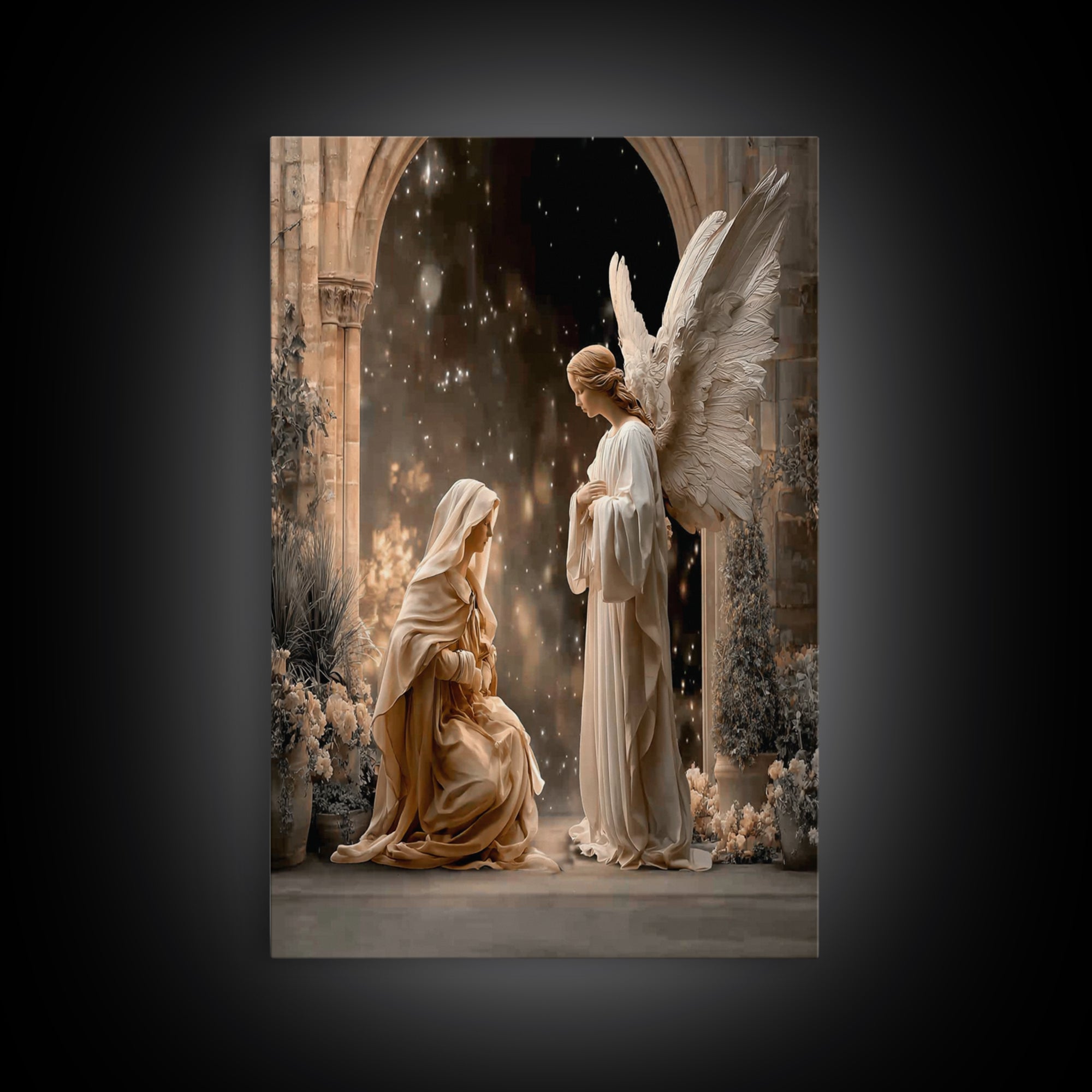 Fields Of Mercy – Framed Canvas Print – Christian Painting – Christian Art Canvas – Christian Wall Art – Christian Decor – Subtle Christian