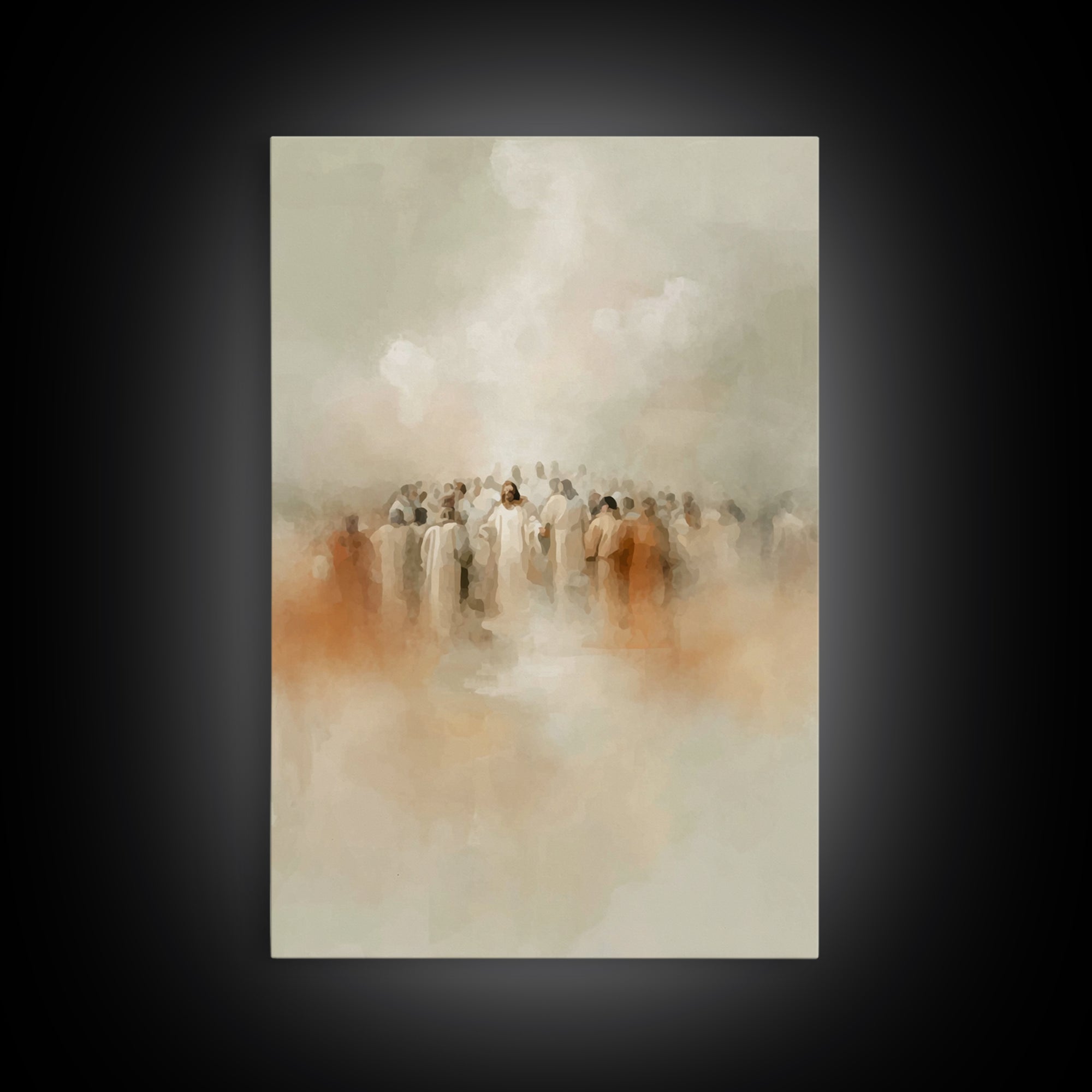 Eternal Gathering – Framed Canvas Print – Christian Art – Christian Wall Art – Subtle Christian Art – Christian Art Work – Christian Gift I