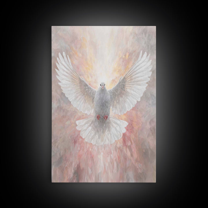 Glory Of Peace | Framed Canvas Print | Christian Wall Art | Christian Art Canvas | Christian Art Work | Christian Gift | Christian Painting