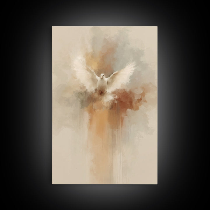 Radiant Spirit Flight | Framed Canvas Print | Christian Art Canvas | Christian Wall Art | Christian Decor | Christian Christmas Art | Chris