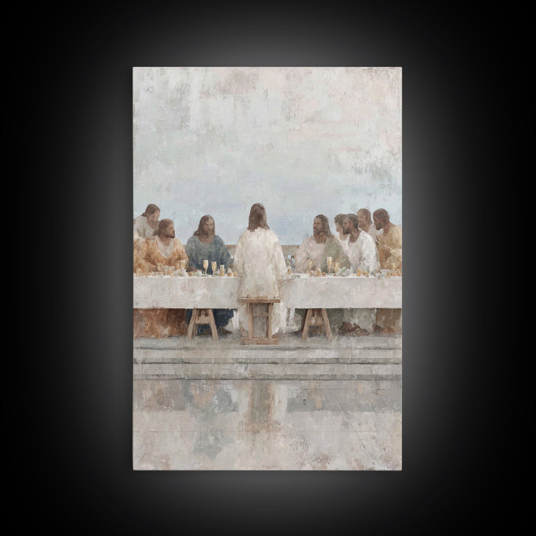 Covenant Reflections | Framed Canvas Print | Christian Wall Art | Jesus Painting | Subtle Christian Art | Christian Art Canvas | Christian