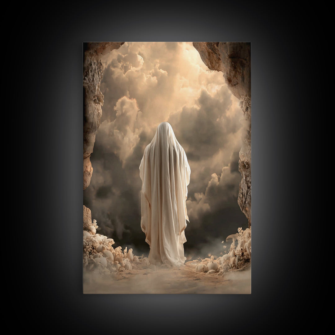 Risen Glory | Framed Canvas Print | Christian Wall Art | Jesus Painting | Christian Art Canvas | Large Christian Painting | Christian Art