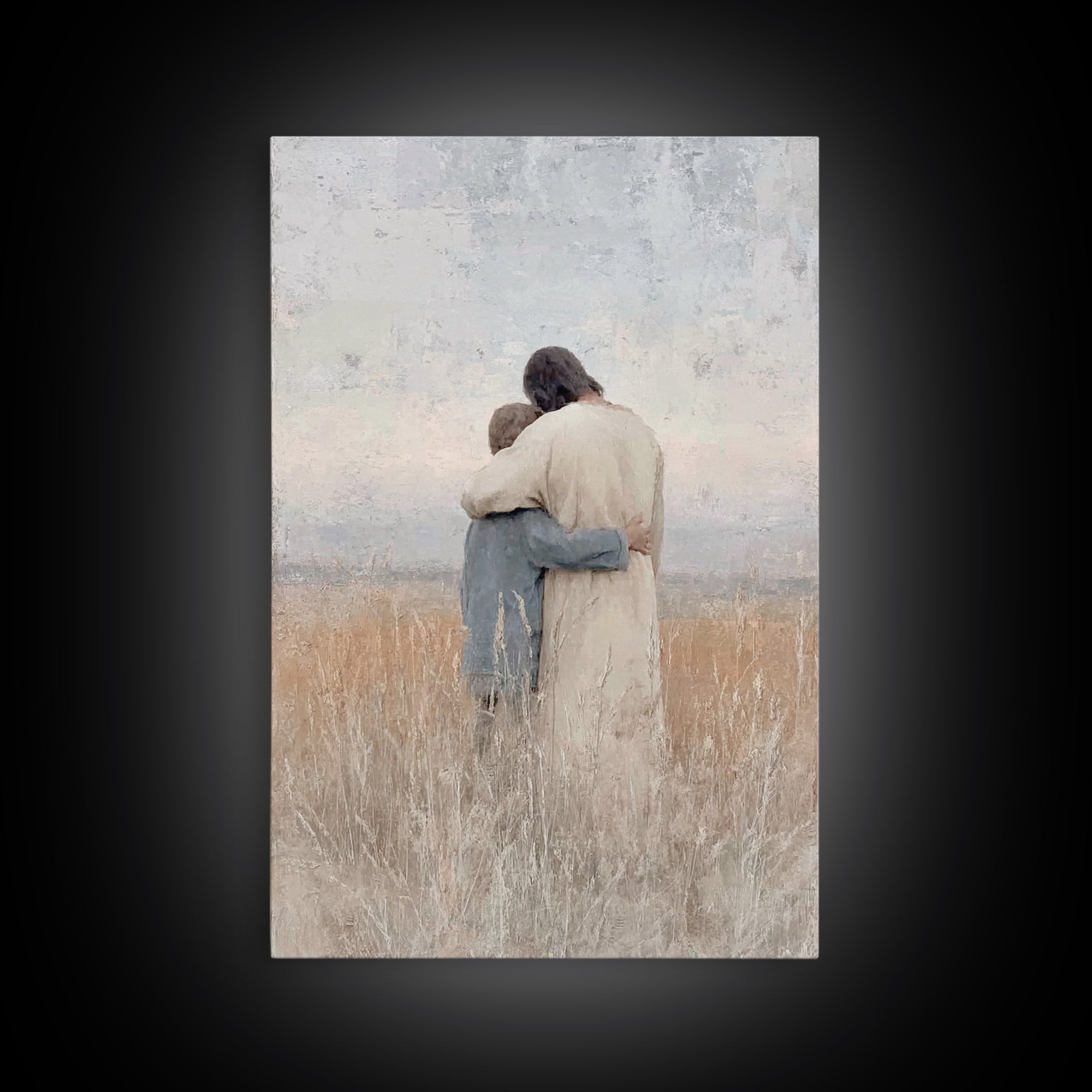 Fields Of Mercy – Framed Canvas Print – Christian Wall Art – Christian Art Canvas – Jesus Painting – Christian Art Print – Subtle Christian