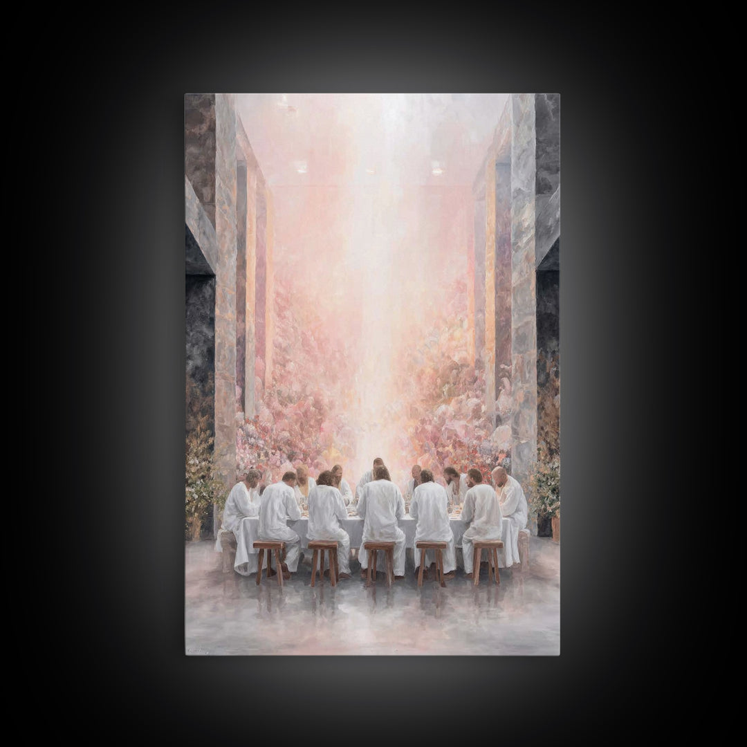 Bread Of Presence | Framed Canvas Print | Christian Art Canvas | Christian Wall Art | Christian Decor | Jesus Painting | Christian Gift | R