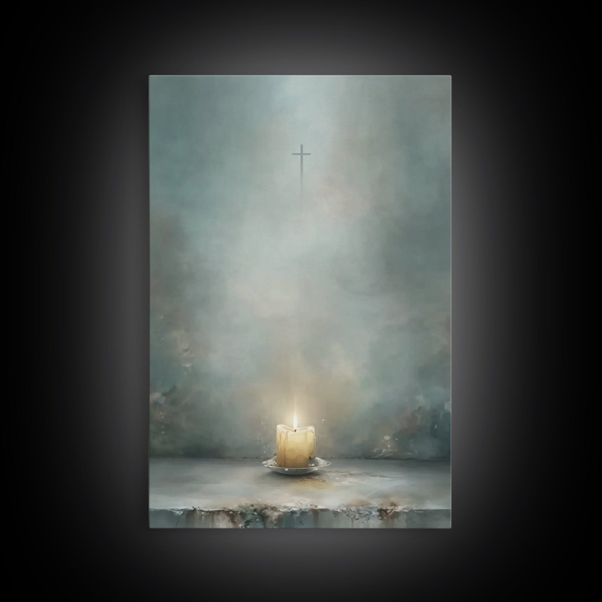 Star of Promise | Framed Canvas Print | Christian Wall Art | Christmas Art | Christian Decorations | Christian Christmas Decor | Christian