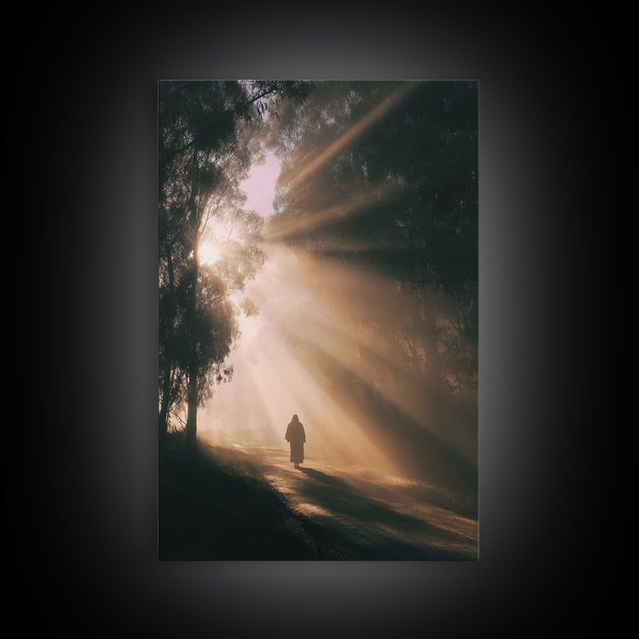 Quiet Meadow – Framed Canvas Print – Christian Art Canvas – Christian Painting – Subtle Christian Art – Christian Wall Art – Christmas Art