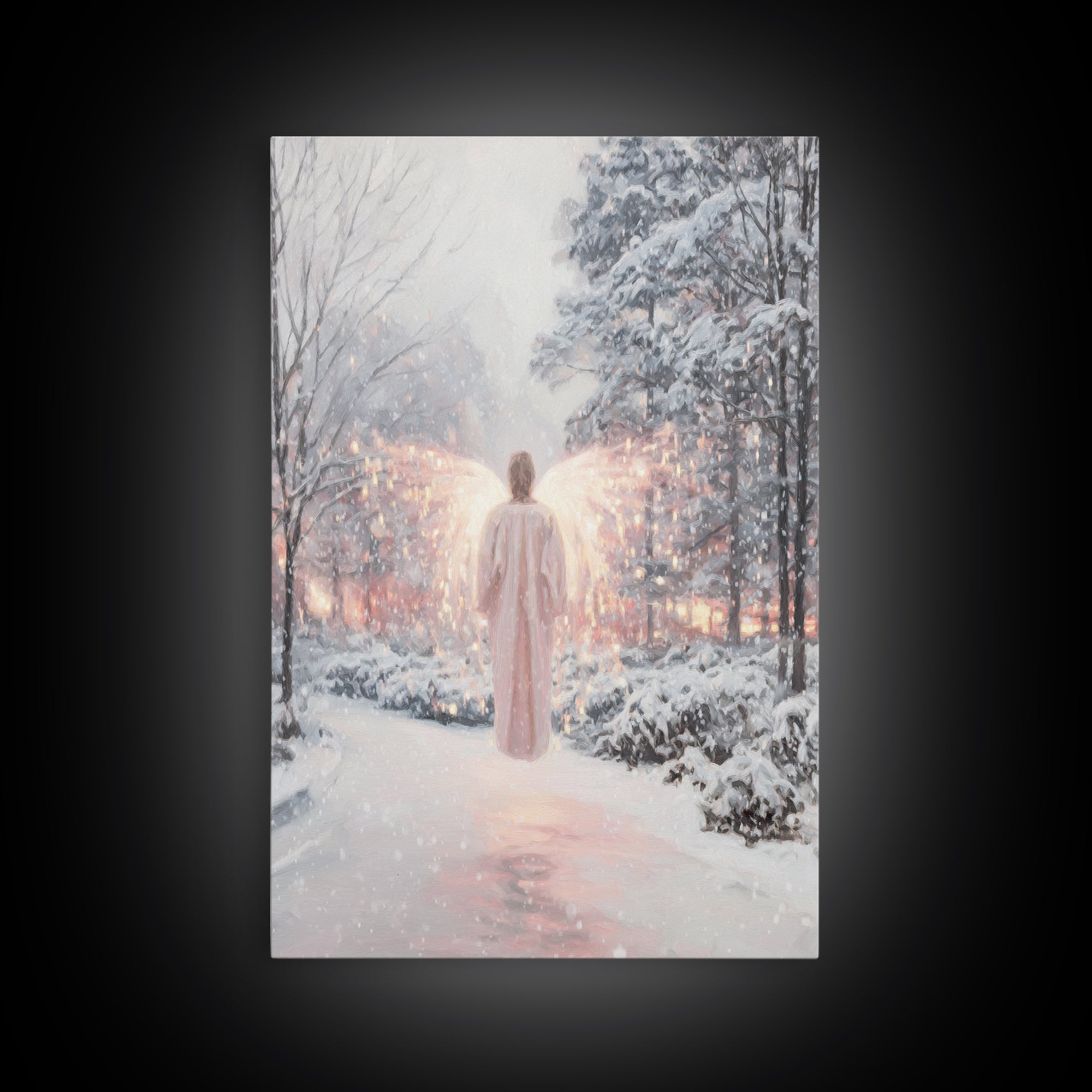 Lantern Of Heaven – Framed Canvas Print – Christian Art – Christian Wall Art – Christian Art Canvas – Christmas Art – Unique Christian Art