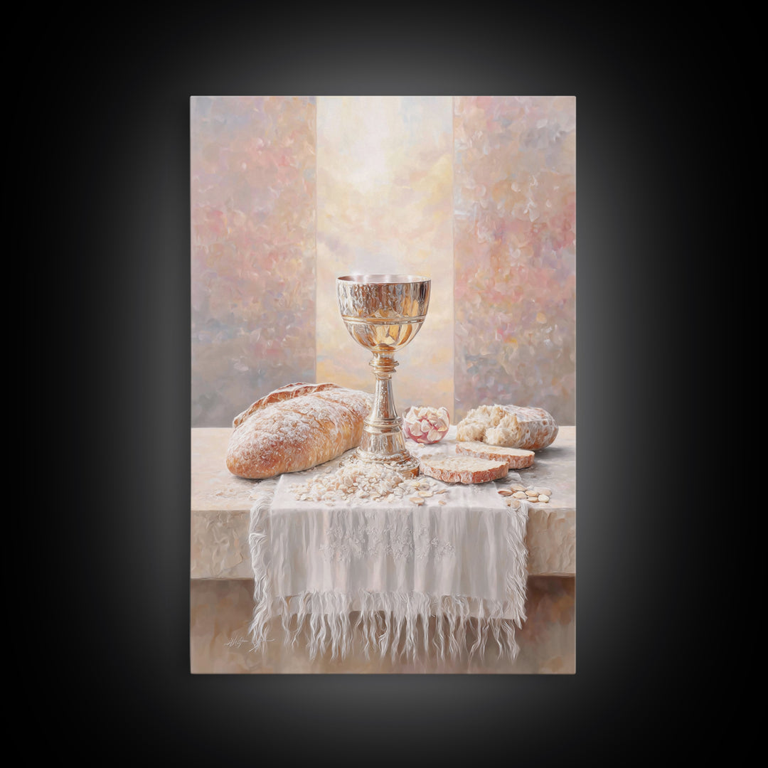 Covenant Of Peace – Framed Canvas Print – Christian Art Canvas – Christian Wall Art – Modern Christian Art – Christian Gift