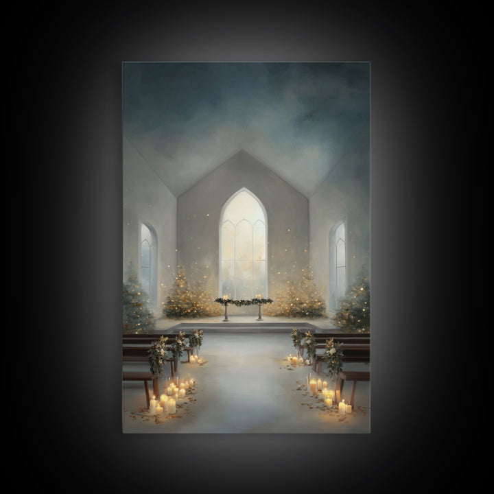 Sanctified Dawn – Framed Canvas Print – Christian Art – Christian Wall Art – Christmas Art Prints – Christian Art Canvas – Christian Christ