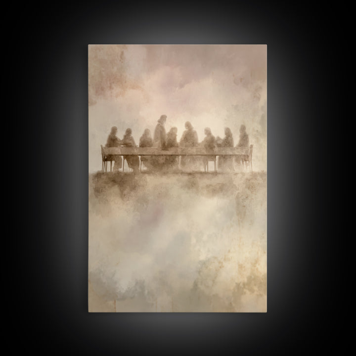 Ascension Feast – Framed Canvas Print – Christian Wall Art – Christian Art Canvas – Vintage Christian Art – Jesus Painting – Christian Art