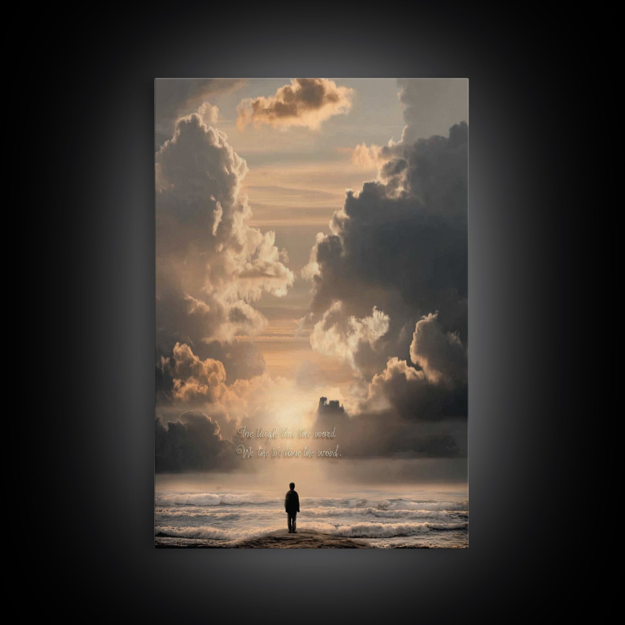 Path Of Wonder – Framed Canvas Print – Christian Wall Art – Christian Art Canvas – Jesus Painting – Christian Decor – Christmas Art