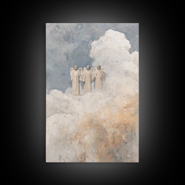 Ascension Grace – Framed Canvas Print – Christian Art – Christian Wall Art – Vintage Christian Art – Christian Art Canvas – Large Christian