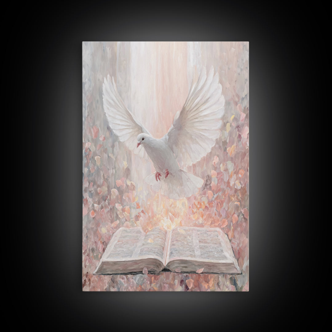 Graceful Promise – Framed Canvas Print – Christian Art Canvas – Christian Wall Art – Modern Christian Art – Christian Gift Ideas – Christma