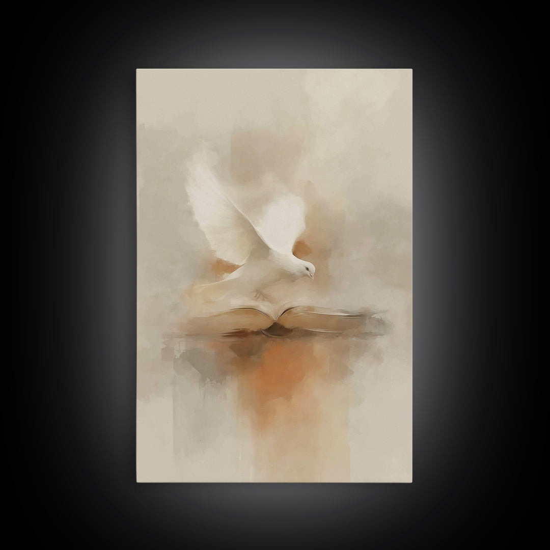 Cross Of Mercy – Framed Canvas Print – Christian Wall Art – Christian Art Canvas – Minimalist Christian Art – Christian Decorations – Chris