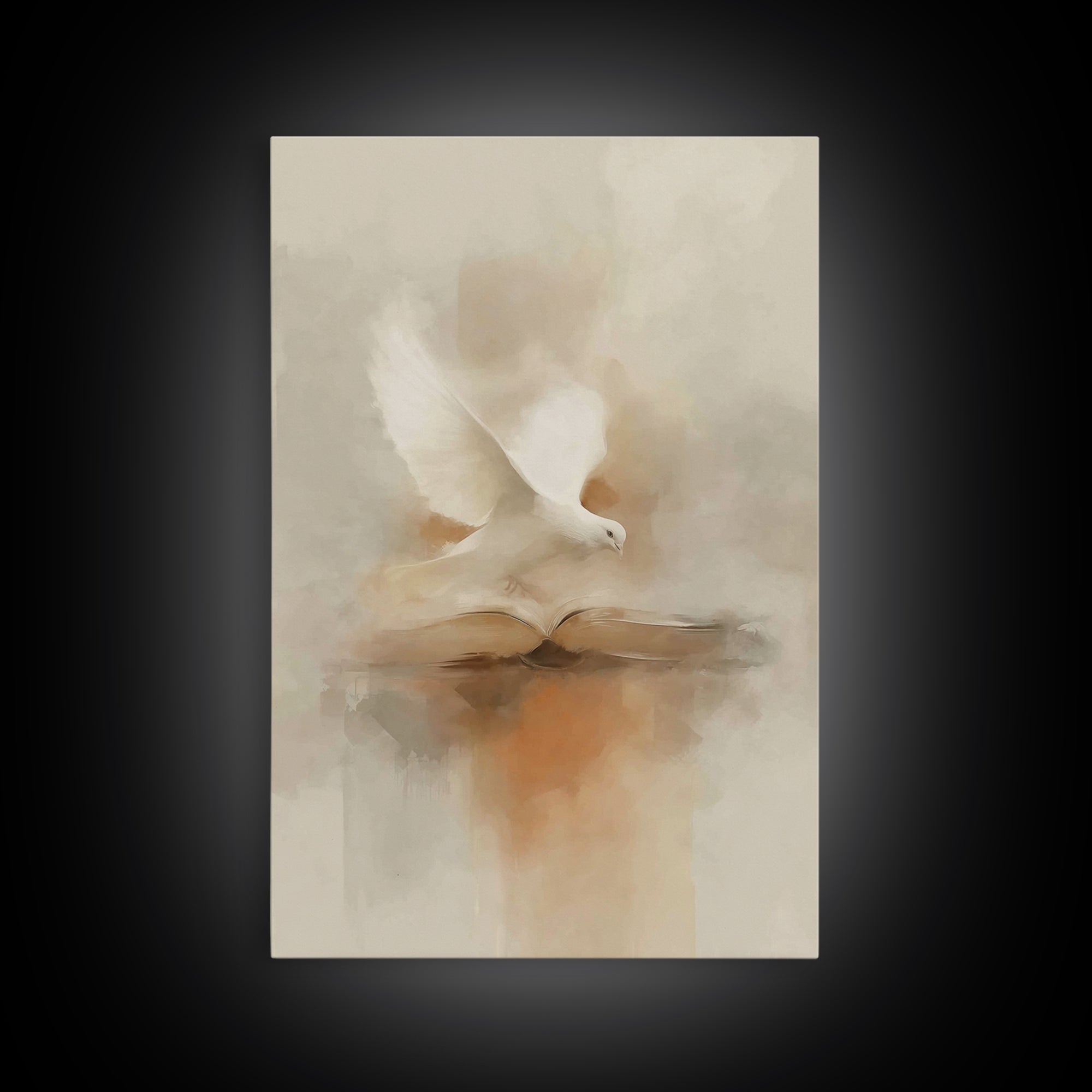 Cross Of Mercy – Framed Canvas Print – Christian Wall Art – Christian Art Canvas – Minimalist Christian Art – Christian Decorations – Chris