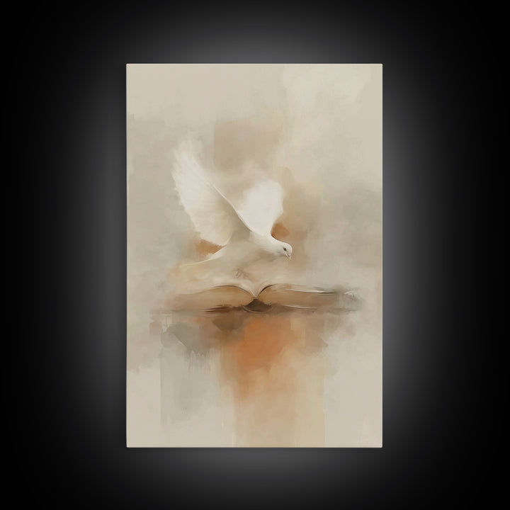 Cross Of Mercy – Framed Canvas Print – Christian Wall Art – Christian Art Canvas – Minimalist Christian Art – Christian Decorations – Chris