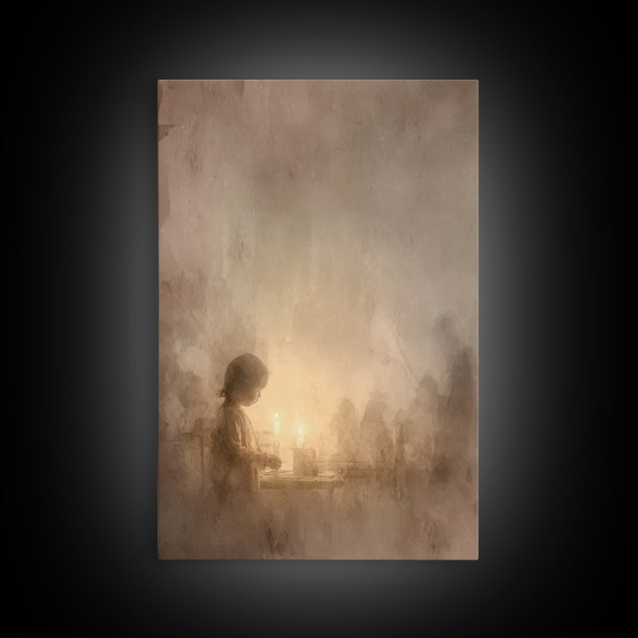 Altar Blessing – Framed Canvas Print – Christian Art – Christian Wall Art – Modern Christian Art – Christian Art Painting – Christian Decor