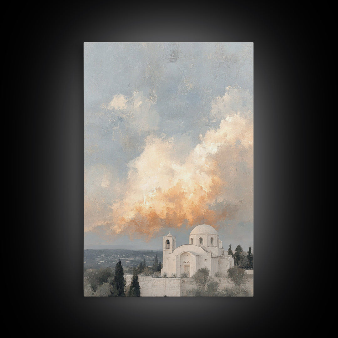 Clouds of Glory – Framed Canvas Print – Christian Art Print – Christian Wall Art – Christian Art Canvas – Modern Christian Art – Christian