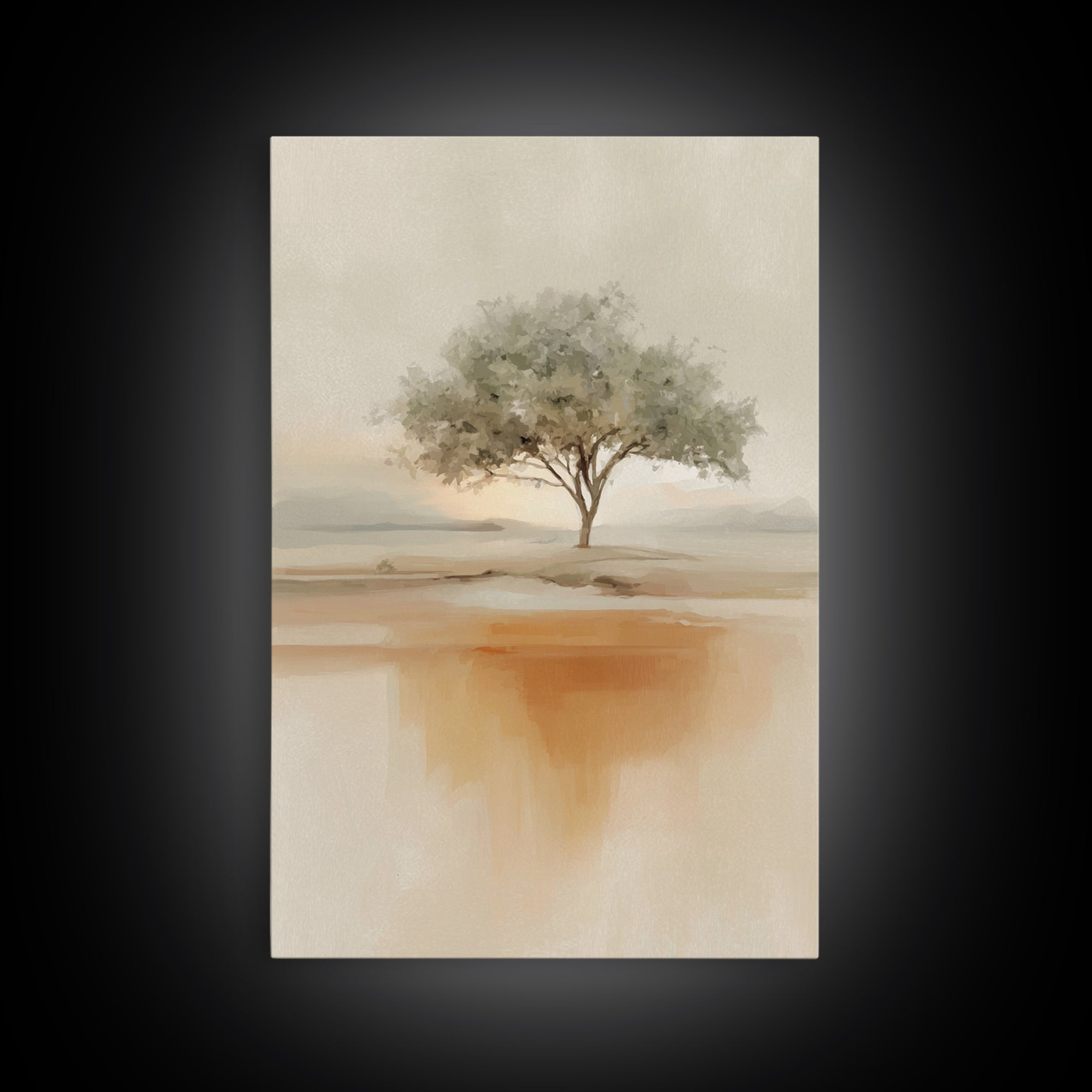 Rooted In Hope | Framed Canvas Print | Christian Wall Art | Christian Art Canvas | Unique Christian Art | Christian Decor | Subtle Christia