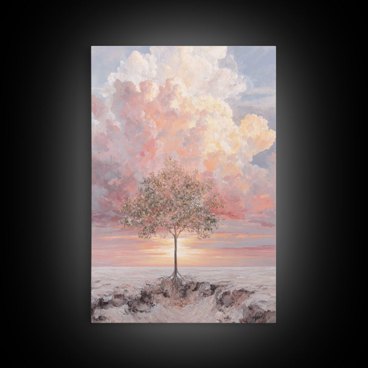 Dawn Of Renewal | Framed Canvas Print | Christian Art Canvas | Christian Wall Art | Christian Art Gift | Modern Christian Art | Christian D
