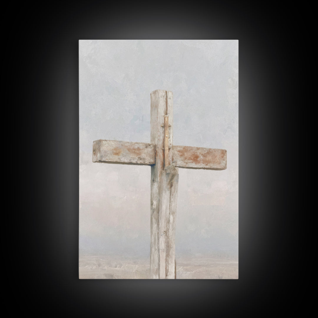 Pure Redemption Light | Framed Canvas Print | Christian Art Canvas | Christian Wall Art | Minimalist Christian Art | Christian Paintings |