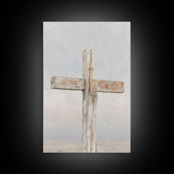 Pure Redemption Light | Framed Canvas Print | Christian Art Canvas | Christian Wall Art | Minimalist Christian Art | Christian Paintings |