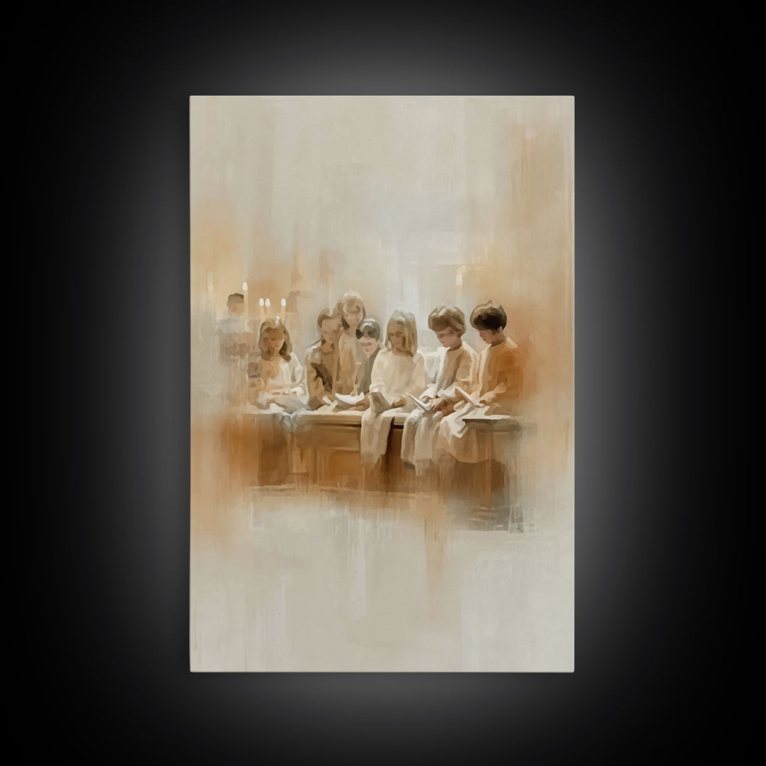 Children Of Light – Framed Canvas Print – Christian Wall Art – Christian Art Canvas – Christian Gift – Christian Art Prints