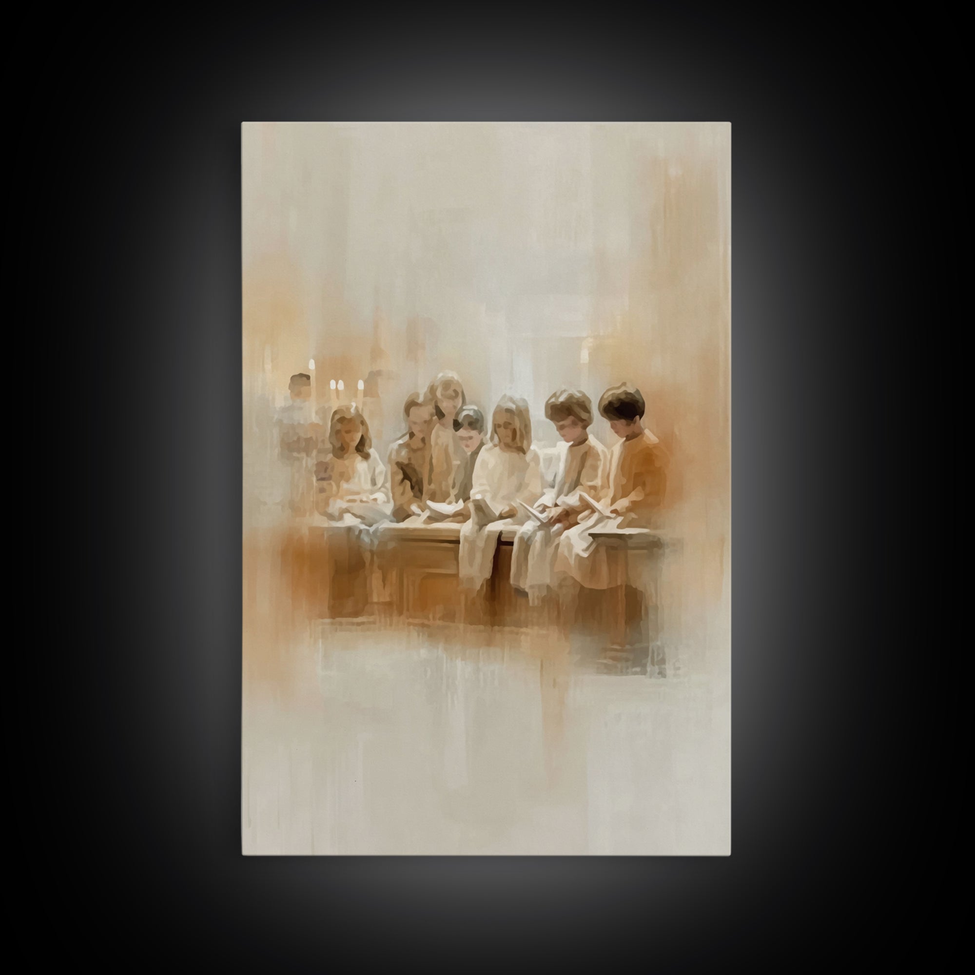 Children Of Light – Framed Canvas Print – Christian Wall Art – Christian Art Canvas – Christian Gift – Christian Art Prints