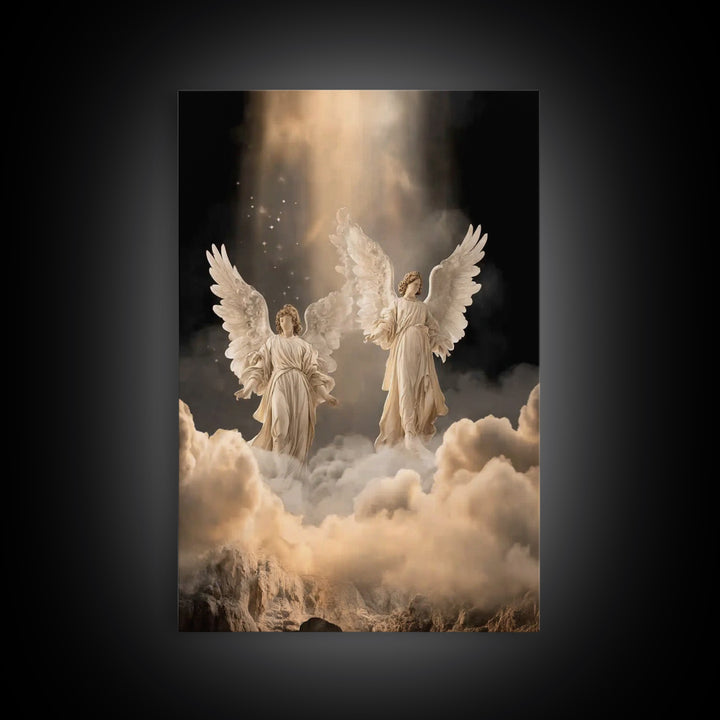 Gloria In Excelsis – Framed Canvas Print – Christian Art Canvas – Christian Wall Art – Christian Christmas Art – Christian Decor – Christma