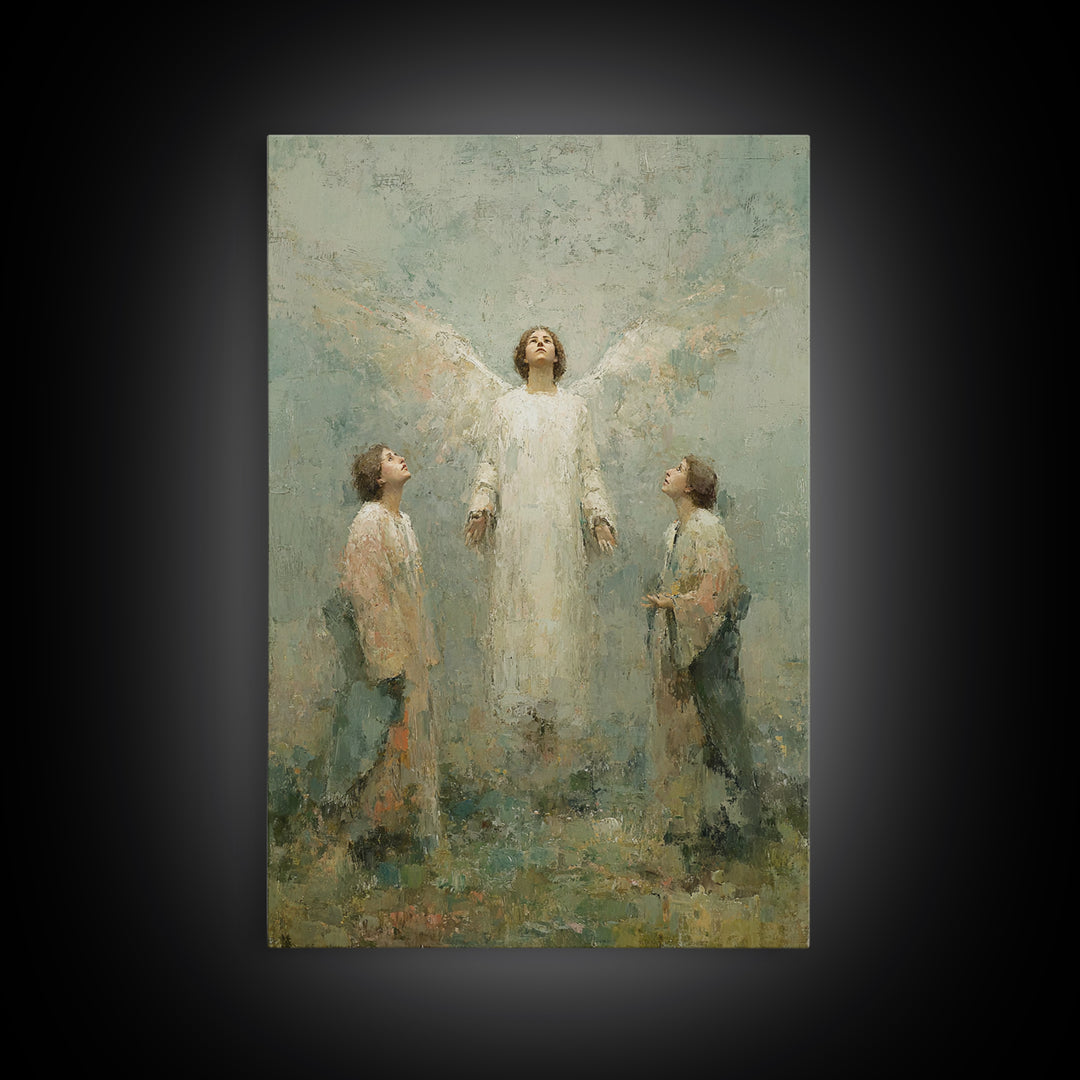 Ascension Light – Framed Canvas Print – Christian Art Canvas – Christian Painting – Christian Wall Art – Christian Decor – Christian Gift