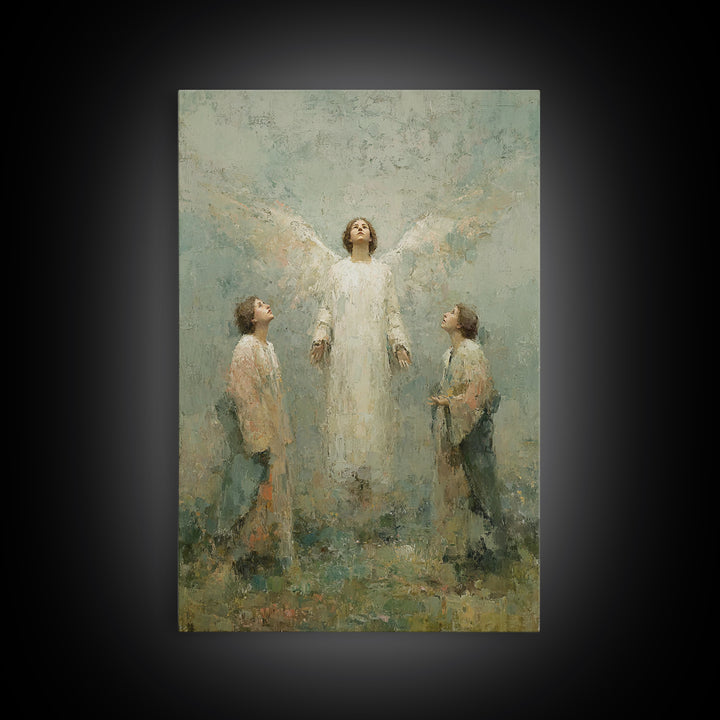 Ascension Light – Framed Canvas Print – Christian Art Canvas – Christian Painting – Christian Wall Art – Christian Decor – Christian Gift