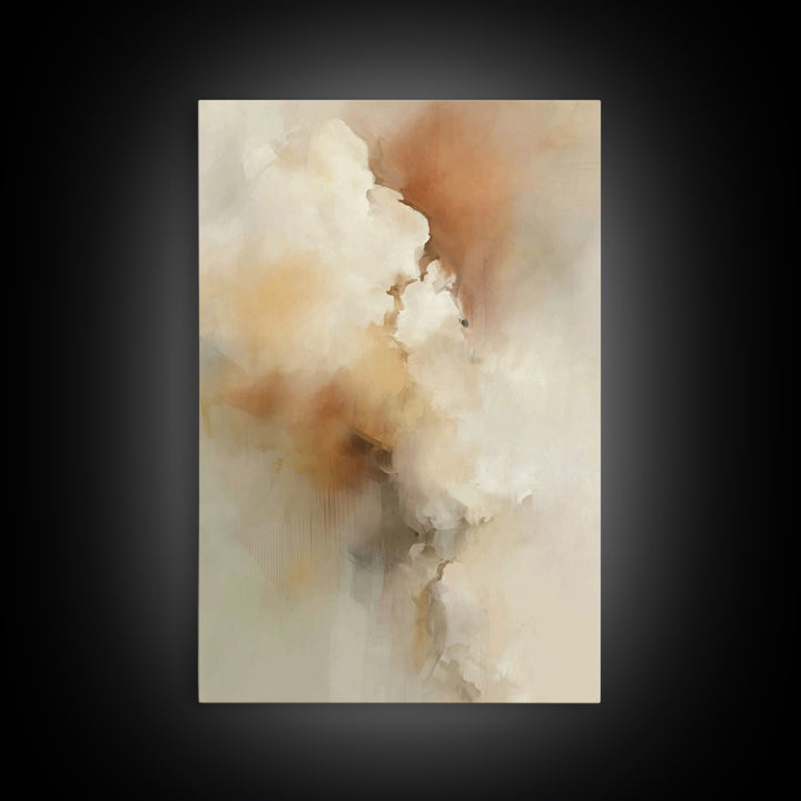 Celestial Drift – Framed Canvas Print – Christian Art Canvas – Abstract Christian Art – Christian Wall Art – Christian Decor – Christian Gi