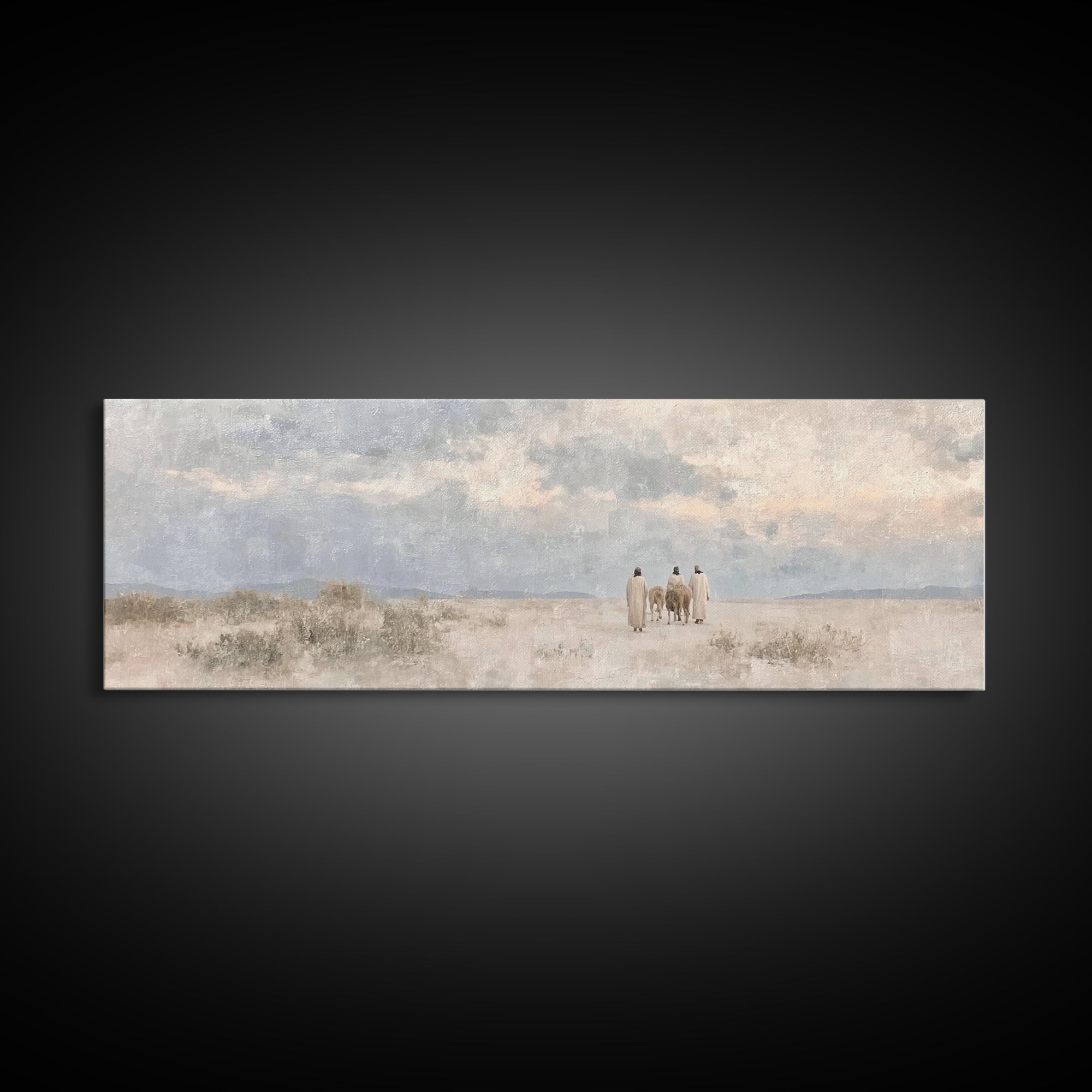 Star of Wonder Sky | Framed Canvas Print | Christian Wall Art | Panoramic Wall Art | Christian Art Canvas | Christmas Art | Jesus Painting