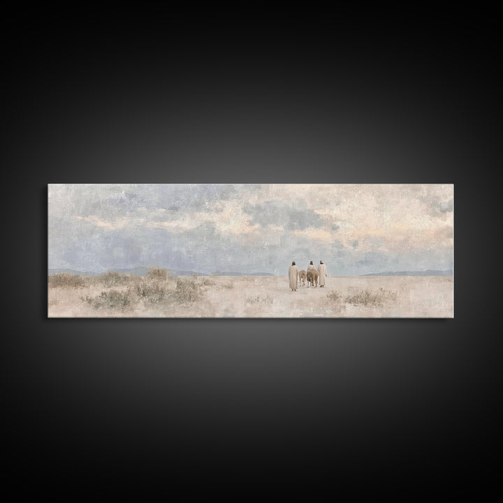 Star of Wonder Sky | Framed Canvas Print | Christian Wall Art | Panoramic Wall Art | Christian Art Canvas | Christmas Art | Jesus Painting